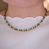 Vintage Tourmaline and Diamond Necklace
