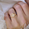 Champagne Pear Diamond Wild Vine Ring