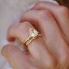Champagne Pear Diamond Wild Vine Ring