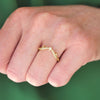 Edwardian Contour Carre Diamond Band