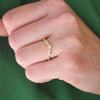 Edwardian Contour Carre Diamond Band