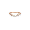 Edwardian Contour Carre Diamond Band