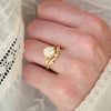 Edwardian Contour Round Diamond Band