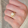 Edwardian Contour Round Diamond Band