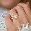 Marquise Cut Champagne Diamond Astra Ring