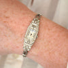 Antique Gruen Platinum 1.00 CTW Diamond Cocktail Watch