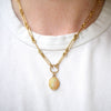 Opal Scarab Necklace