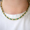 Vintage Tourmaline and Diamond Necklace
