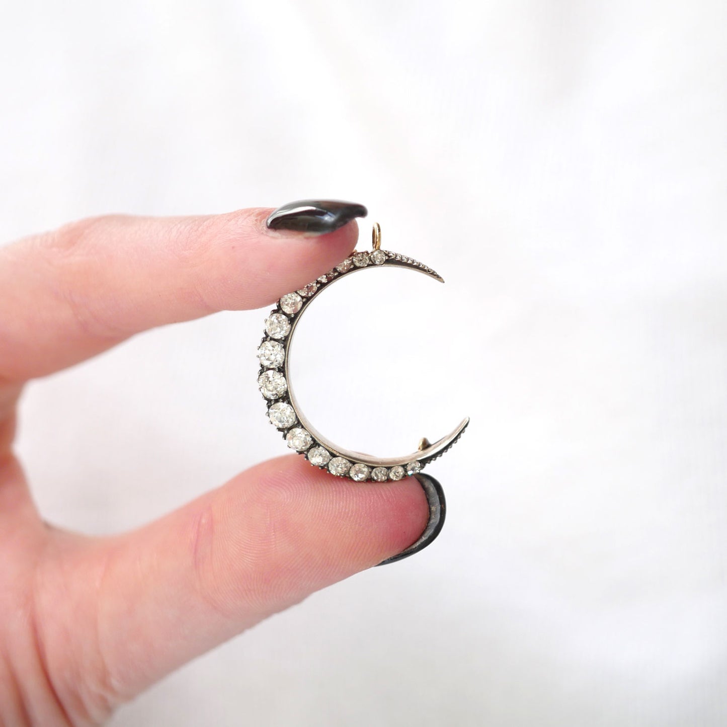 Antique Victorian Crescent Pendant