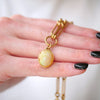 Opal Scarab Necklace