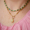 Opal Scarab Necklace