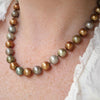 South Sea Pearl Necklace with Gold Clasp