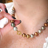 South Sea Pearl Necklace with Gold Clasp
