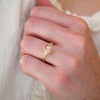 Primrose Padparadscha Oval Sapphire Diamond Ring