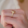 Primrose Padparadscha Oval Sapphire Diamond Ring
