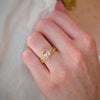 Primrose Padparadscha Oval Sapphire Diamond Ring