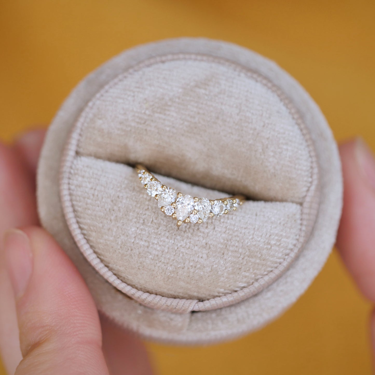 Pear & Round Contour Band