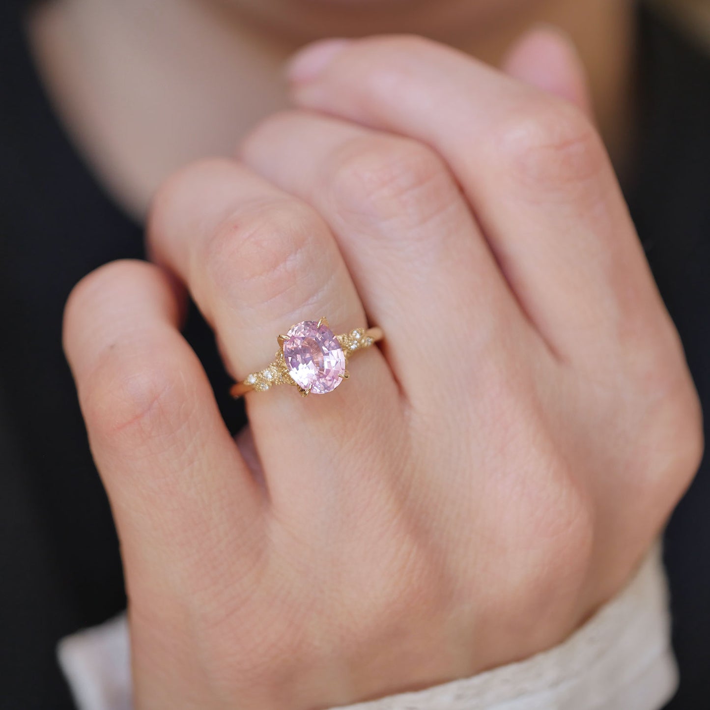 Wild Rose Diamond Ring