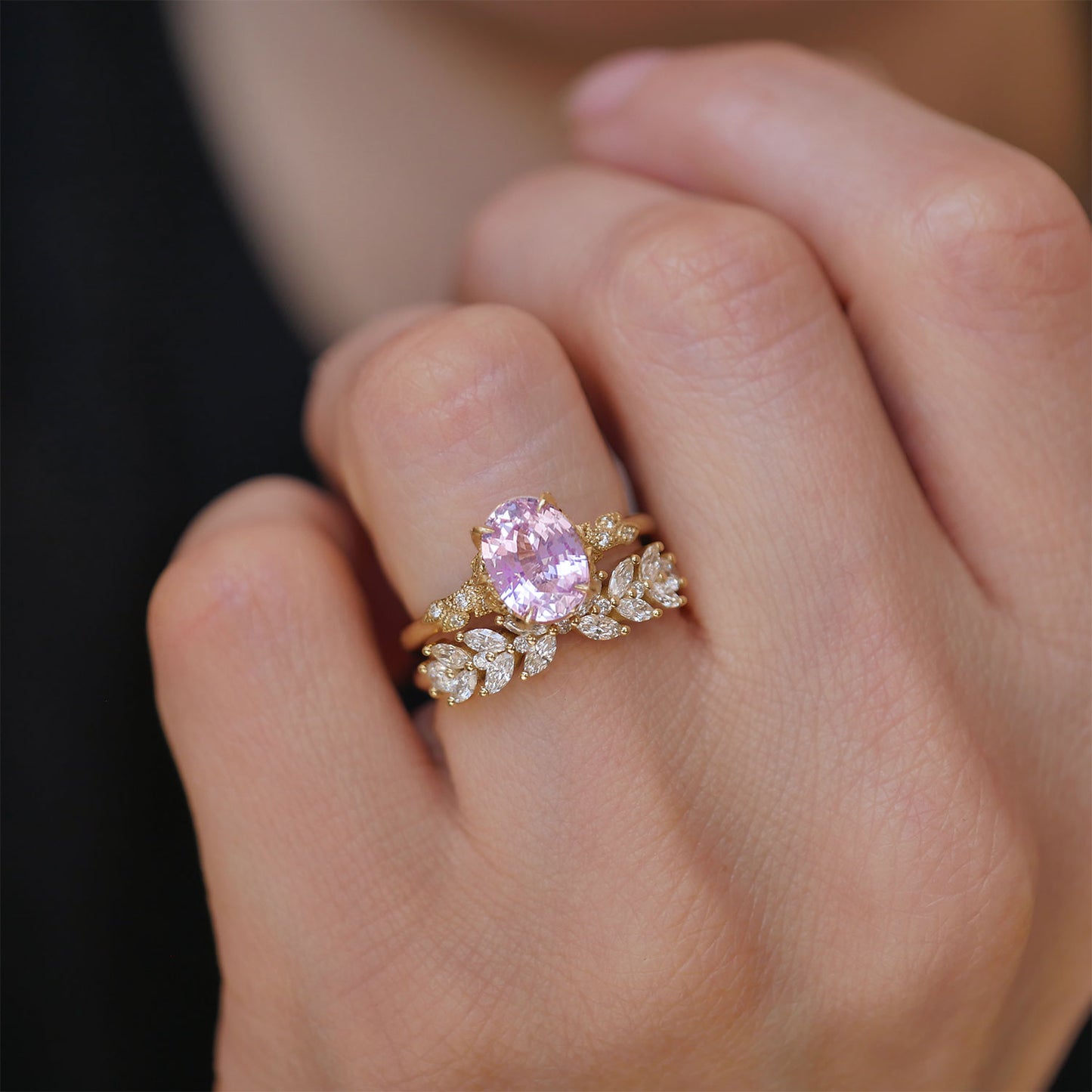 Wild Rose Diamond Ring