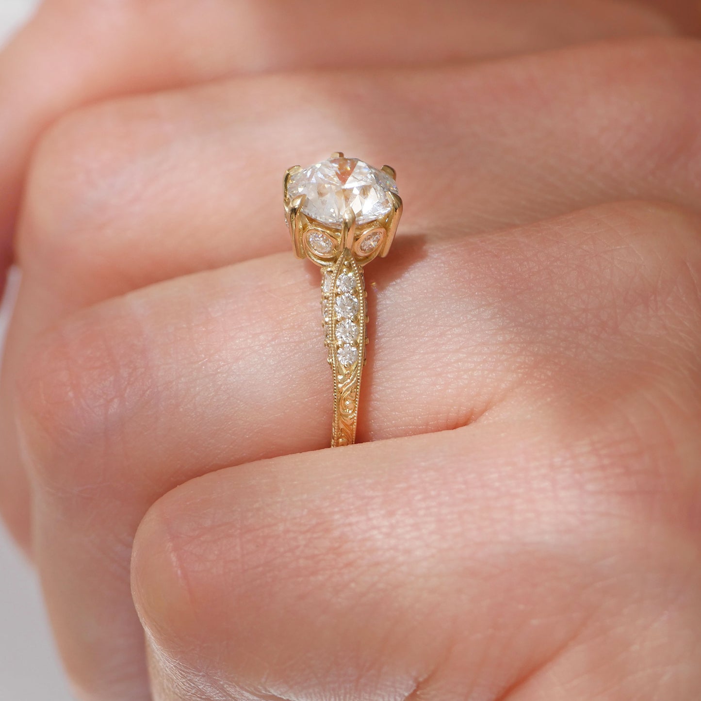 Starlace Old European Cut Diamond Ring