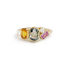 Sapphire Cluster Ring