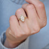 A marquise split shank solitaire features a stunning marquise-cut diamond set in a sleek, split shank band, creating a bold and elegant focal point for a timeless engagement ring.