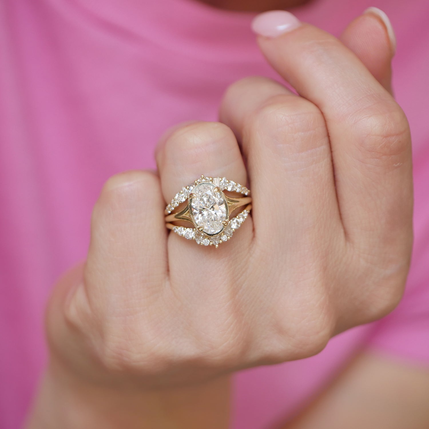 Spence Diamonds Halo Of Diamonds Oval Diamond Ring Spence Wedding