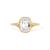 Split Shank Elongated Antique Cushion Cut Solitaire
