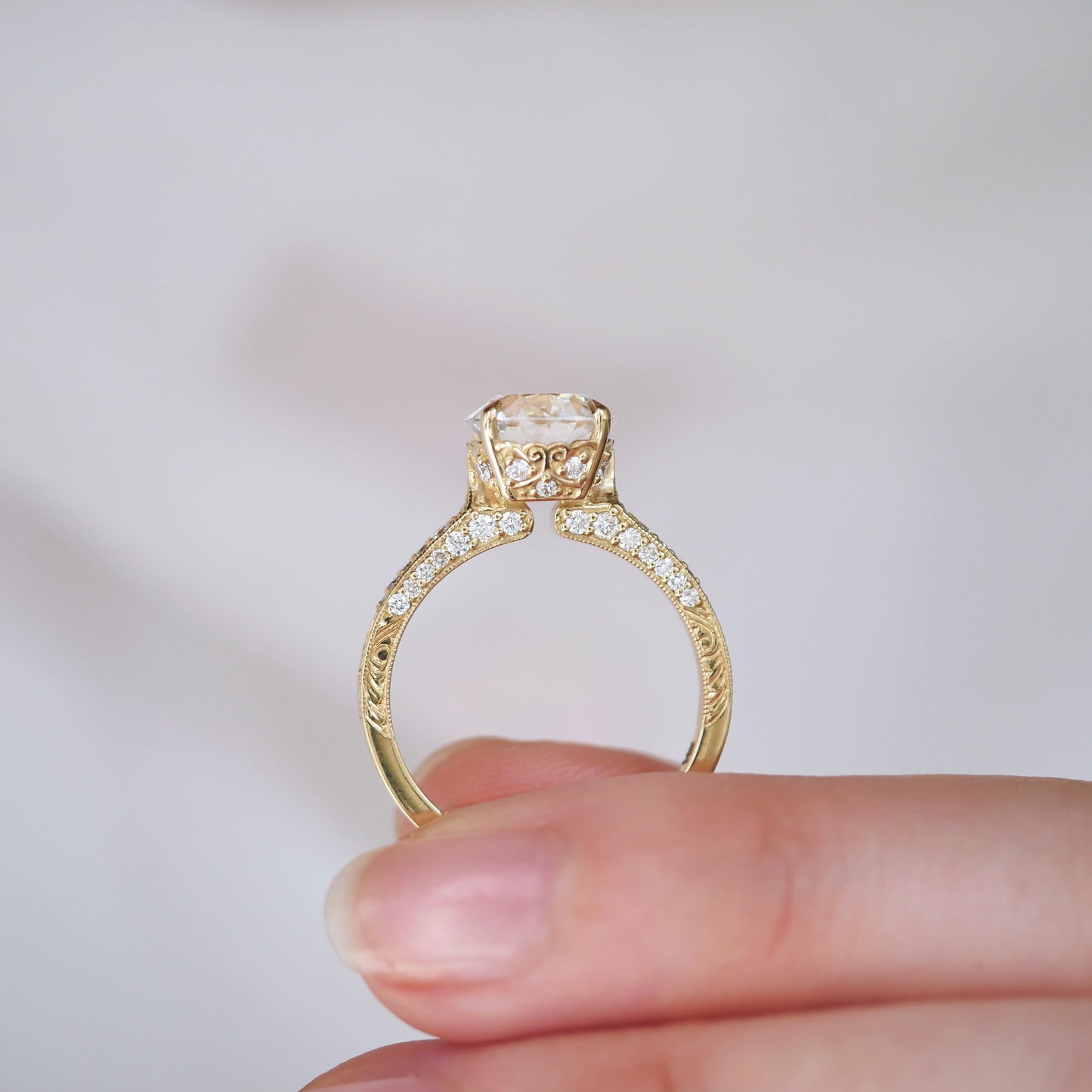 Starfall Old European Cut Diamond Ring