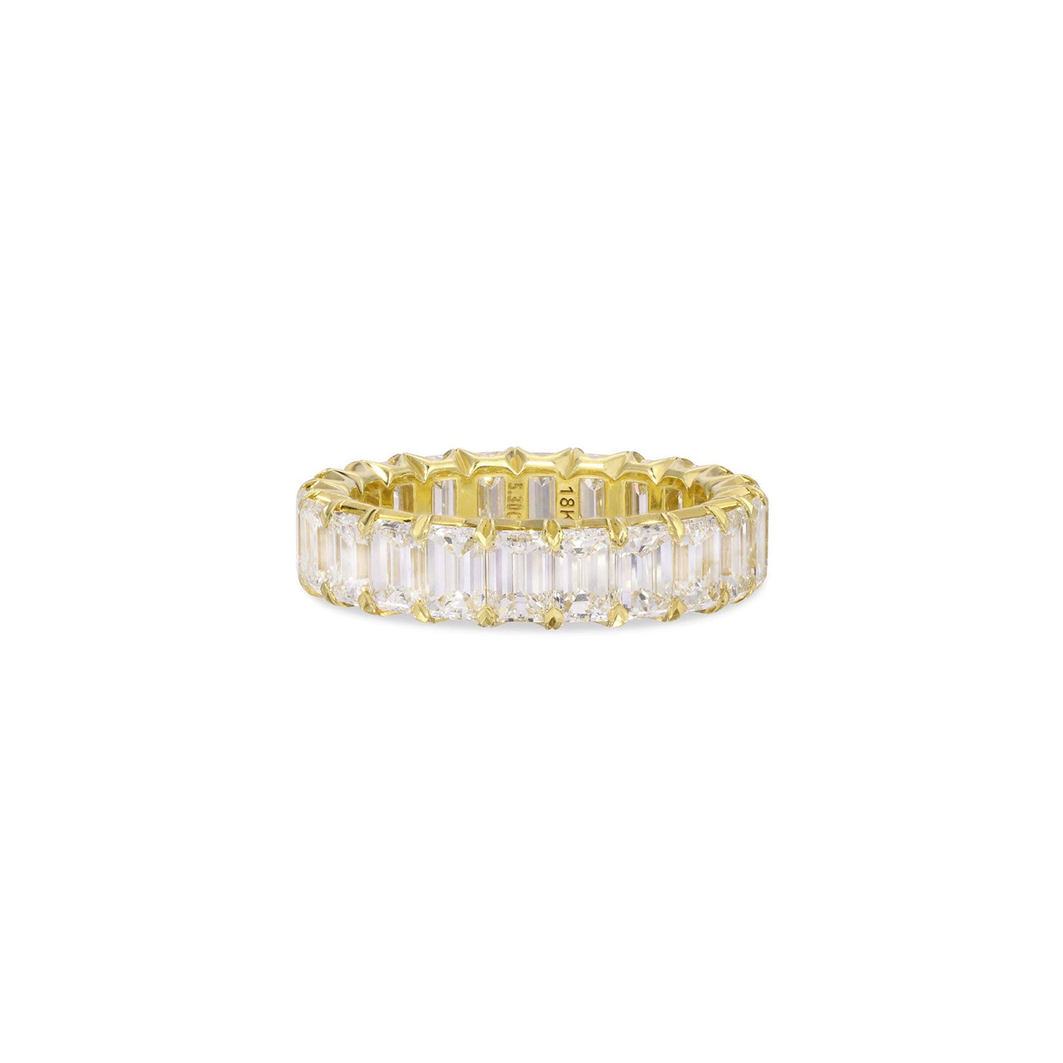 Emerald Cut Diamond Eternity Band