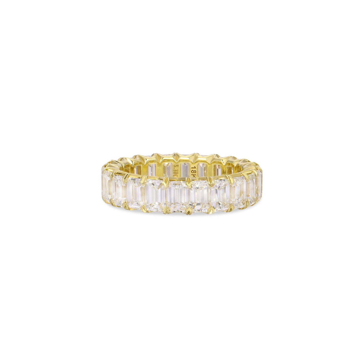 Emerald Cut Diamond Eternity Band