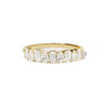 Emerald & Pear Diamond Mosaic Band