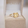 Yellow Sapphire Daisy Diamond Ring