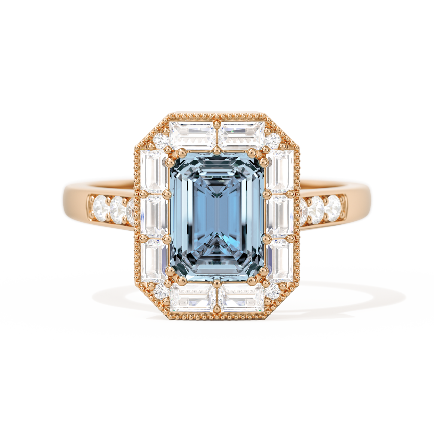 Not So Mini French Cut Halo