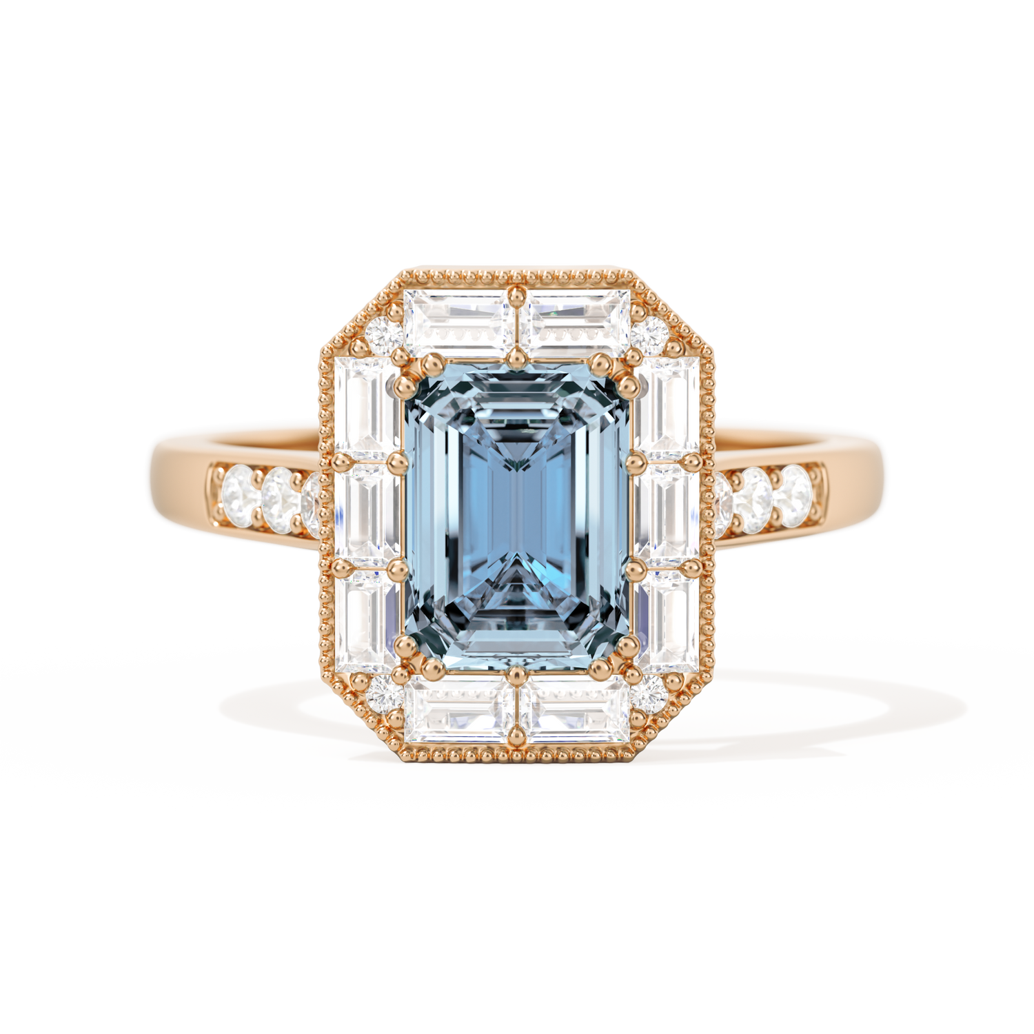 Not So Mini French Cut Halo