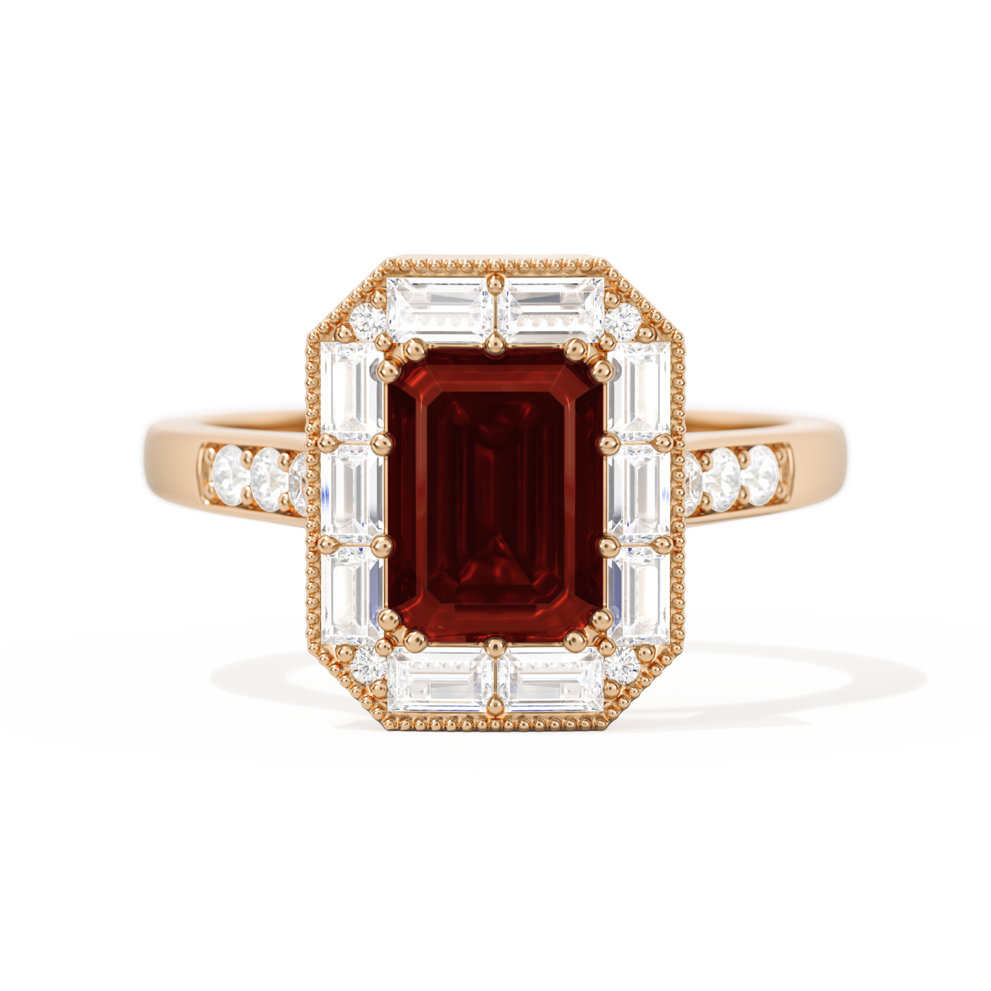 Not So Mini French Cut Halo