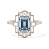 Rectangular Deco with 8x6 Emerald Cut