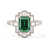 Rectangular Deco with 8x6 Emerald Cut