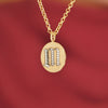 Antique Initial Pendant
