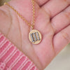Antique Initial Pendant