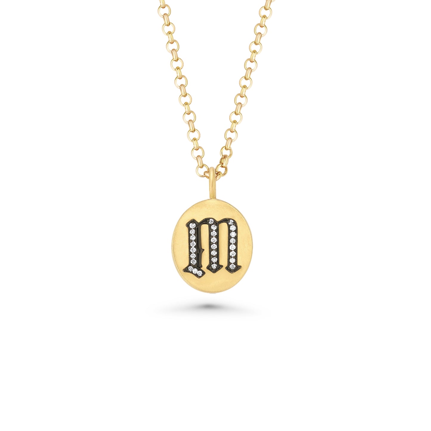Antique Initial Pendant