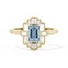 Rectangular Deco with 6x4 Emerald Cut