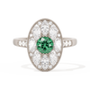 Round with Feather Marquise