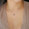 Blue Sapphire Confetti Pendant