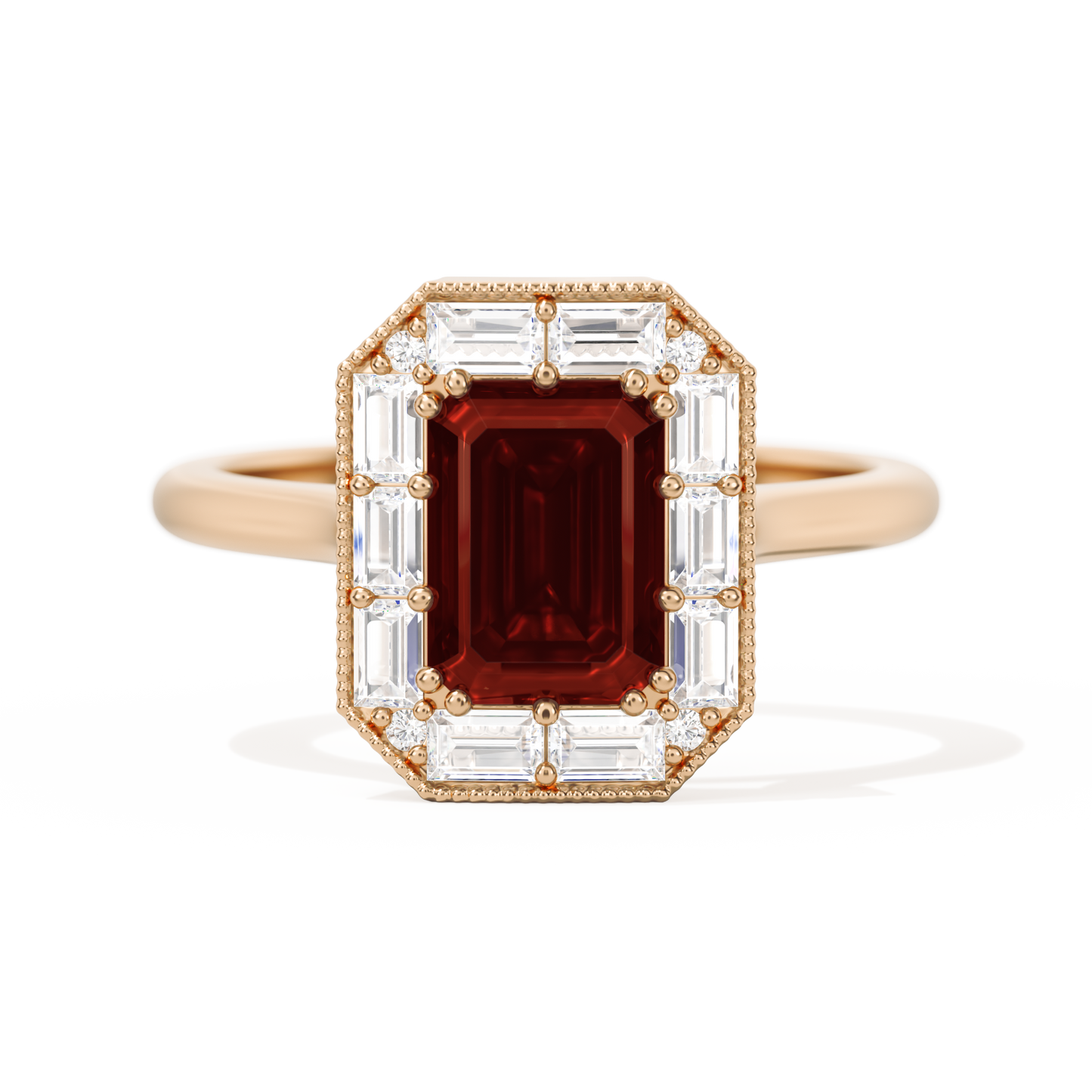 Not So Mini French Cut Halo