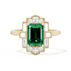 Rectangular Deco with 8x6 Emerald Cut