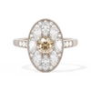 Round with Feather Marquise