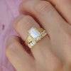 Dawnstar Emerald Cut Diamond Ring