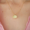 Custom 16" Bezel East West Pendant