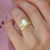 Dawnstar Emerald Cut Diamond Ring